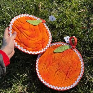 Handmade Juicy Orange Potholder